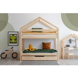 Adeko Dječji krevet s prostorom za odlaganje s podnicom 90x190 cm u prirodnoj boji DMPB – | shoptok.hr