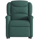  Naslonjač na podizanje od tkanine tamnozeleni | shoptok.hr