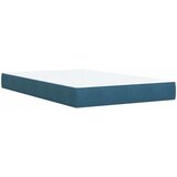  Boxspring krevet s madracem Plava 120 x 190 cm Baršun | shoptok.hr