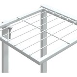  Stalak za cvijeće 94,5 x 25 x 89 cm bijeli željezni | Eponuda.com
