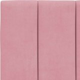 vidaXL Krevet s madracem ružičasti 100x200 cm baršunasti | shoptok.hr