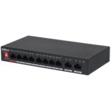 Dahua PoE stikalo - PFS3010-8ET-96 (1x 10/100 (HighPoE/PoE+/PoE) + 7x 10/100(PoE+/PoE) + 2x gigabitna navzgornja povezava, 96W, 51VDC) | Shoptok.si