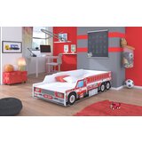 ADRK Otroka postelja z vzmetnico FIRE TRUCK 140x70 cm Cene