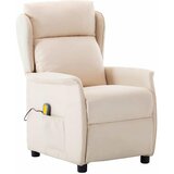  Massagerica s jastukom Krema 93.5 x 67.5 x 101.5 cm tkanina | shoptok.hr