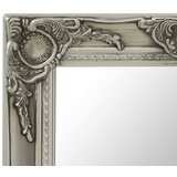  Zidno ogledalo u baroknom stilu 50 x 50 cm srebrno | shoptok.hr