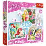 Trefl 3v1-20, 36, 50 -delna sestavljanka Disney princese Cene