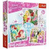 Trefl puzzle Disney Princess, 3u1 (20,36,50)