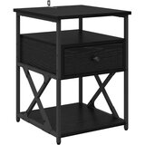  Noćni ormar Crni hrast 40 x 42 x 55 cm Konstruirano drvo | shoptok.hr