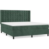  The Living Store Box spring postelja z vzmetnico temno zelena 180x200 cm žamet - Box Spring Postelja, (21491899) | Shoptok.si
