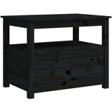  Stolić za kavu crni 71 x 49 x 55 cm od masivne borovine Cijene