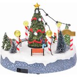 vidaXL Božična vas večbarvno 22 x 21,5 x 17 cm Plastika | Shoptok.si