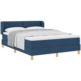  Krevet s opruga kutije s uzglavljem Plava 160 x 200 cm tkanina | shoptok.hr