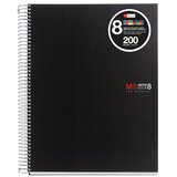 MiquelRius zvezek A5, črtast, 200-listni, 70g basic MR43007 črn | Shoptok.si