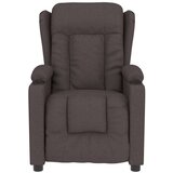  Masažni stol temno rjavo blago, (20939594) | Shoptok.si