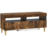  LED TV kabinet Dimljeni hrast Konstruirano drvo | shoptok.hr