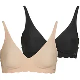 ZERO Microfibre 2.0 Soft Bra PACK DE 2 Crna