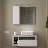 LC Mobili Svetlea bela ogledalna omarica z LED lujo HAMBURG 431330-792P Cene