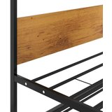 vidaXL Okvir za krevet na razvlačenje crni metalni 90 x 200 cm | shoptok.hr