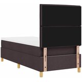  Krevet s opruga kutije Tamno smeđa 90 x 190 cm tkanina | shoptok.hr