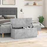 vidaXL Kutija za pohranu boja betona 90 x 35 x 35 cm konstruirano drvo | shoptok.hr