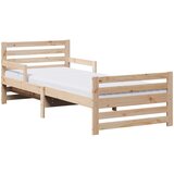 Krevet s produžetnim madracem s uzglavljem Smeđa 80 x 200 cm | Eponuda.ba