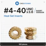 Threaded Inserts #4-40 Short UNC