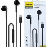 Dudao X3C žične in-ear slušalke usb-c 1.2M črne za telefone, (21832946) Cene