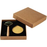  Set za negu lica DERMA 2u1 - gua sha masažer + ogledalce, bambus, poklon set Cene