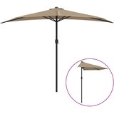 Balkonski suncobran s aluminijskom šipkom 300 x 155 cm bež | Eponuda.ba
