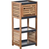 Tendance acacia kupatilski ormarić 1 vrata i 2 police 365X30X83CM mdf