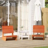 Maison Chic Vrtni stoli - Stol za vrt 2 kosa Wax Brown Masivni les borovega lesa JS1360, (21878809) | Shoptok.si