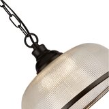 Searchlight 1682BK - Luster na lancu BISTRO 1xE27/60W/230V crni | Eponuda.com