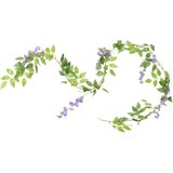  Božićni cvjetni vijenci 6 kom ljubičasti 200 cm | shoptok.hr