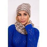 Kesi Women's fleece set Merry K202 brown + ecru Cene