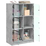  Visoka komoda s vratima 68x37x109 cm konstruirano drvo | shoptok.hr