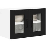 vidaXL Stenska kuhinjska omarica Črna 60 x 31 x 40 cm Konstruiran les | Shoptok.si