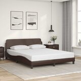  Okvir za krevet Dover smeđi 160x200 cm od umjetne kože | shoptok.hr