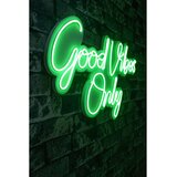 Wallity Zidna LED dekoracija Good Vibes Only 2, IP67, 375 cm, 12V, Zelena Cene