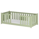  Drveni dječji krevet Fero - olive - 180x80 cm - Madrac PE pjena 8 cm-spužvasti madrac | shoptok.hr