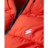 Superdry Zimska jakna tamno narančasta / crna / bijela | shoptok.hr