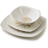 Mondex Jedilni servis porcelan Lea Beige 24x24/18x18 cm, skleda 500 ml bež 18-delni, (5000226027) Cene