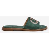 S. BARSKI Women's Flat Flip Flops With Sequins S.Barski | ePonuda.com