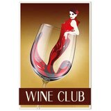 Slika - Wine Club (1 Part) Vertical 40x60 Akustična | shoptok.hr