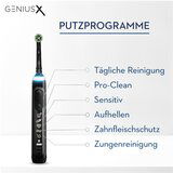 Braun Genius X Midnight Black cetkica u Elektricna za zube crnoj boji, tehnike prepoznavanje cišcenja. | shoptok.hr