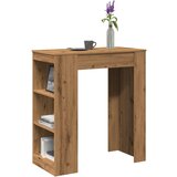  Barski stol s držačima boja hrasta 95x47x103,5 cm drveni | shoptok.hr