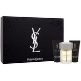 Yves Saint Laurent L'Homme set: EDT 100 ml + balzam po britju 50 ml + gel za prhanje 50 ml za moške | Shoptok.si