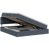  Krevet s od storage s uzglavljem Tamnosiva 180 x 200 cm Baršun | shoptok.hr