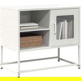 vidaXL TV omarica bela 68x39x60,5 cm jeklo | Shoptok.si