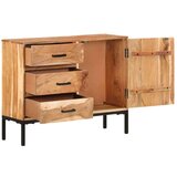  Komoda 88 x 30 x 73 cm od masivnog bagremovog drva | shoptok.hr