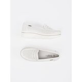GOODIN White loafers with a thick sole | shoptok.hr